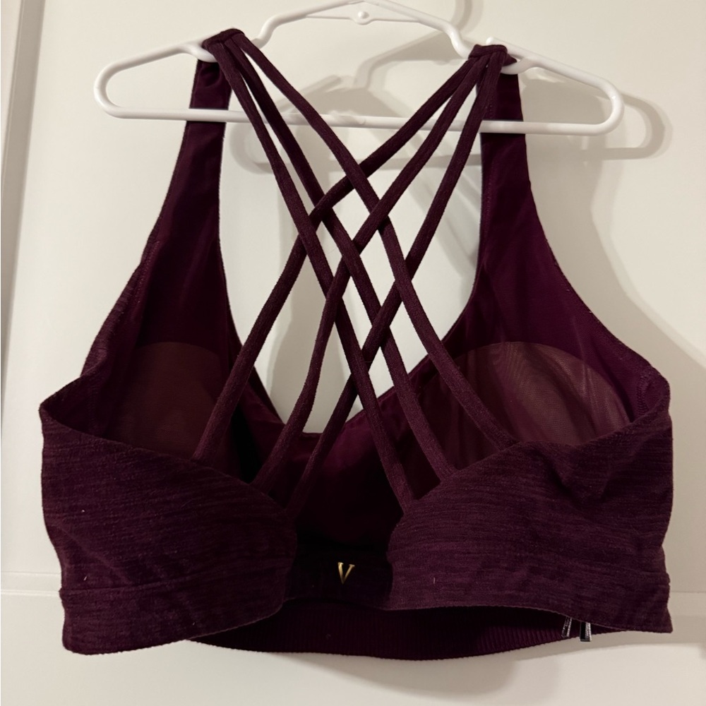 Victoria's Secret Strappy Cross-Back Bralette in Plum - Picture 4 of 4